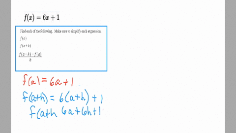 given-the-function-fc-62-1-evaluate-and-simplify-the-expressions-below-see-special-instructions-on-how-to-enter-your-answers_-fa-fa-h-fa-h-fa-instructions-simplify-answers-as-much-as-possibl-66178