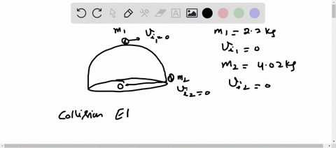 a-mass-m22kg-is-place-at-the-rim-of-a-frictionless-hemispherical-bowl-with-radius-r-of-01-meter-and-released-from-rest-as-in-figure-below-it-then-slides-down-and-undergoes-a-perfectly-elasti-86277