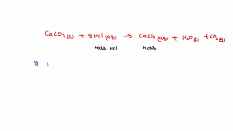 SOLVED:Design a concept map for the following reaction. CaCO3(s)+2 HCl ...