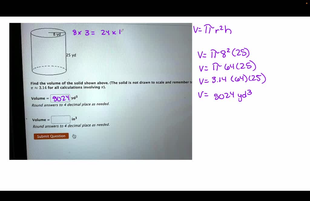 SOLVED Find The Volume Of The Solid Shown Above The Solid Is Not solved-find-the-volume-of-the-solid-shown-above-the-solid-is-not