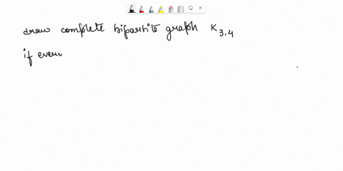 4 for what values of m and n is the complete bipartite graph kmn i ...