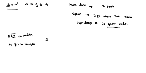 the-ends-of-a-parabolic-water-tank-are-the-shape-of-the-region-inside-the-graph-of-y-x2-for-0-y-4-the-cross-sections-parallel-to-the-top-of-the-tank-and-the-ground-are-rectangles-at-its-cent-87004