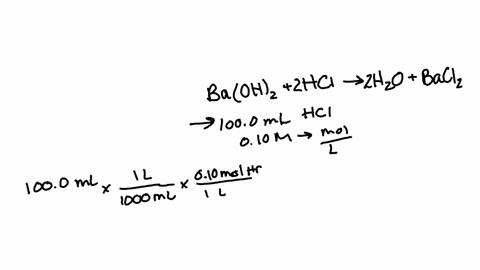 a-1000-ml-sample-of-010-m-baoh2-is-titrated-with-010-m-hcl-determine-the-ph-of-the-solution-after-the-addition-of-1000-ml-of-hcl-87122