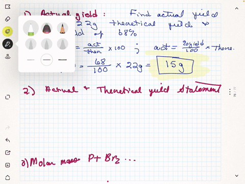 question-141-point-what-is-the-actual-yield-of-a-reaction-with-the-theoretical-yield-of-22g-and-yield-of-68-o5-g-o-10-g-o-15-g-o-20-g-question-15-1-point-v-saved-which-of-the-following-state-94216