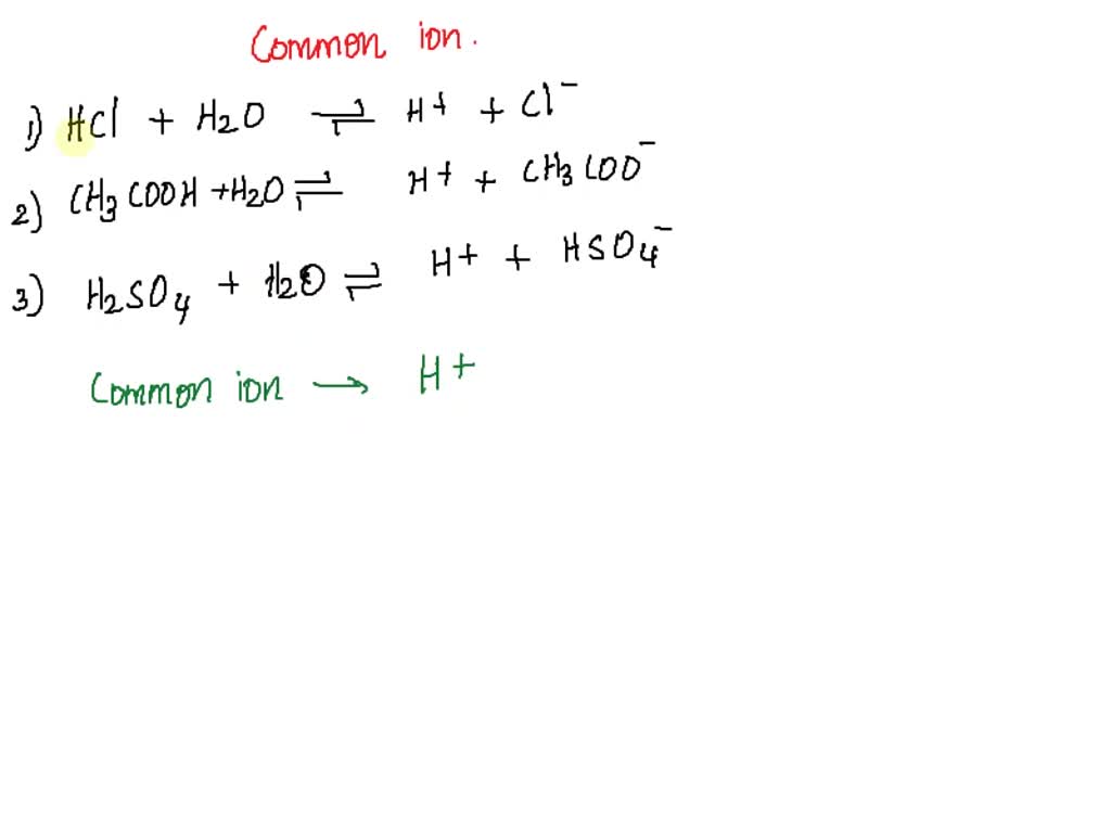 SOLVED: Consider the three molecular compounds HCl, CH3COOH, and H2SO4 ...