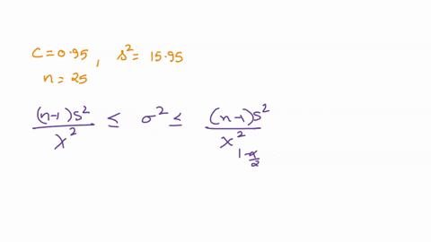 construct-the-indicated-confidence-intervals-for-the-population-variance-and-the-population-standard-deviation-assume-the-sample-is-from-a-normally-distributed-population-c-095-s2-1595-n-25-65896