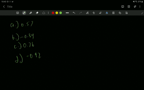 question-18-which-of-the-following-correlation-coefficients-indicates-the-strongest-linear-relationship-a057-b-034-076-d-092-86373