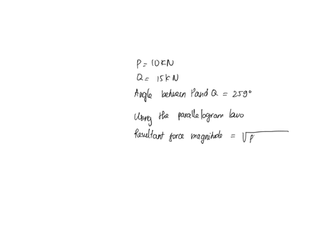 23-two-structural-members-b-and-c-are-bolted-to-bracket-a_-knowing-that-both-members-are-in-tension-and-that-p-10-kn-and-q-15-kn-determine-graphically-the-magnitude-and-direction-of-the-resu-11809
