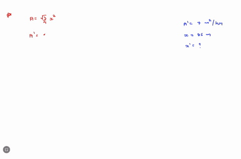an-equilateral-triangle-is-shrinking-with-its-area-decreasing-at-a-rate-of-7m2-per-hour-find-the-rate-at-which-the-side-lengths-of-the-triangle-are-changing-at-the-moment-when-the-side-lengt-23948