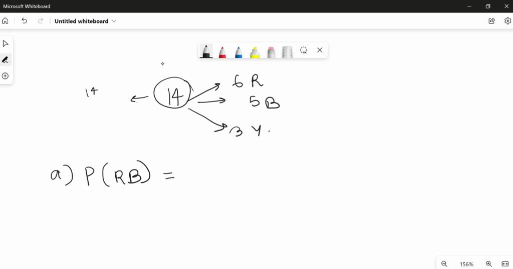 SOLVED A bag has 14 marbles, all identical except for their color