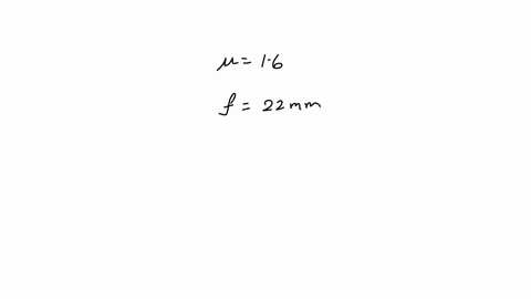 the-most-commonly-used-intraocular-lens-material-used-for-lens-replacements-now-is-the-hydrophobic-acrylic-material-acrysof-it-has-a-refractive-index-of-160-if-the-front-radius-of-curvature-of-the-len