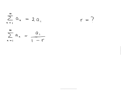 the-sum-of-an-infinite-series-is-twice-its-first-term-determine-the-value-of-the-common-ratio