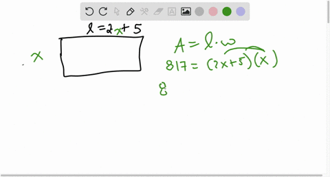 the-length-of-rectangle-is-5-yd-more-than-twice-the-width-x-the-area-is-817-tyd-part-1-out-of-3-write-an-equation-in-terms-ofx-that-represents-the-given-relationship-the-equation-is-check-ne-58267