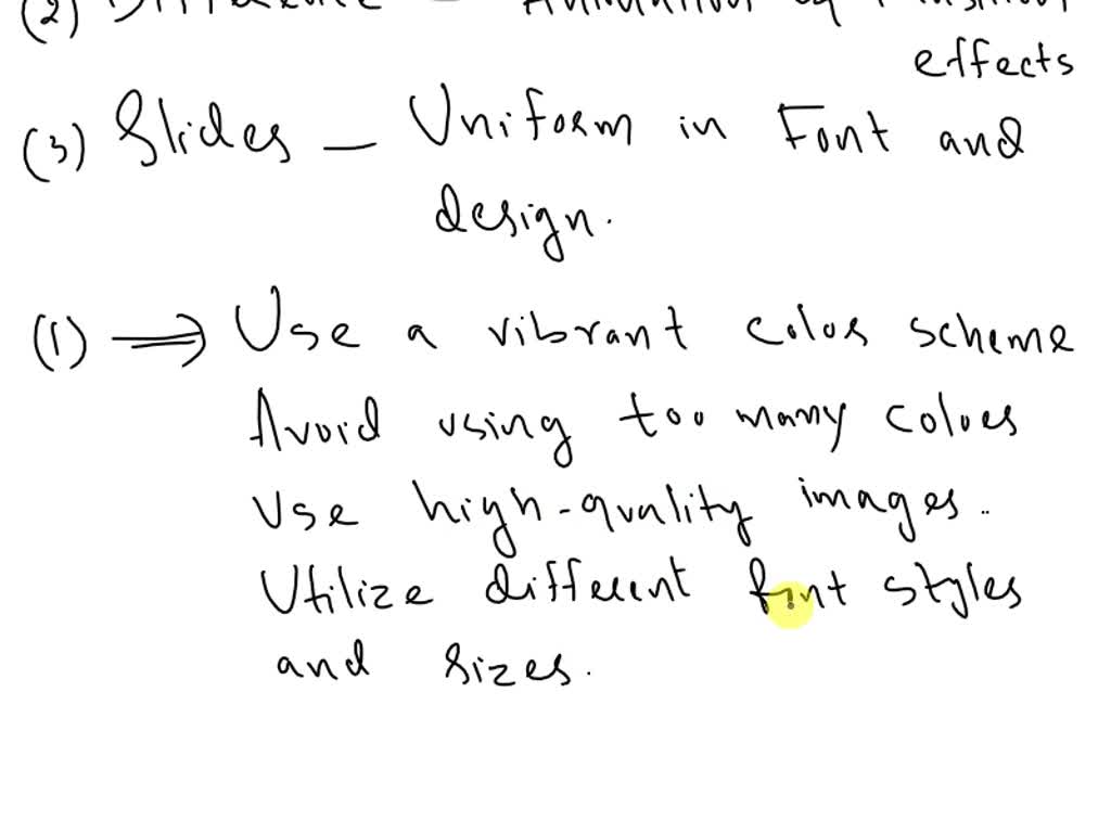 Solved how can you make a powerpoint colorful and lively what is the