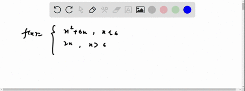 evaluate-the-following-piecewise-defined-function-atf-8f-1-andf-6-x-6x-ifx-6-f-x-2x-ifx-6-af8-19f-1-5f-6-78-bf-8-16f-1-sf-6-72-cf8-16f-1-1f6-72-df8-16f-1-5f-6-68-ef8-19f-1-1f6-78-42412