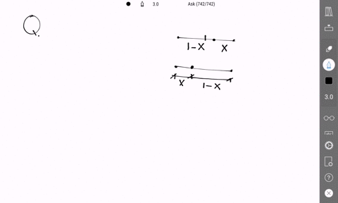 a stick of unit length is broken into two pieces the break occurs at a ...