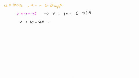 at-time-t-0-an-object-is-traveling-to-the-right-along-the-x-axis-at-a-speed-of-10ms-with-acceleration-a-50ms2-at-t-4-s-what-is-the-displacement-and-velocity-none-of-the-listed-answers-is-cor-33393
