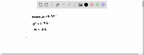 the-diameters-of-so-called-gaussian-spheres-are-normally-distributed-with-a-mean-of-935-cm-and-a-standard-deviation-of-196-cm-by-randomly-selecting-64-spheres-a-standard-deviation-of-1-cm-wa-88365
