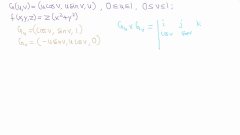 in-exercises-13-26-calculate-jjs-fxy2-ds-for-the-given-surface-and-function-13-gu-v-u-cs-u-sin-v-w-0-u-1-0-v-1-fxyz-2k2-y2-59739