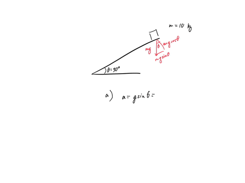 10-kg-box-rest-on-30-degree-incline-and-begins-to-slide-downa-what-is-the-acceleration-if-no-friction-is-presentb-what-is-the-acceleration-if-the-coefficient-of-kinetic-friction-is-02c-what-95975