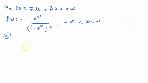 given-a-covariate-z-suppose-that-the-log-survival-time-y-follows-a-linear-model-with-a-logistic-error-distribution-such-as-y-inx-u-bz-ow-_-where-the-location-parameter-c-h-co-the-scale-param-70215