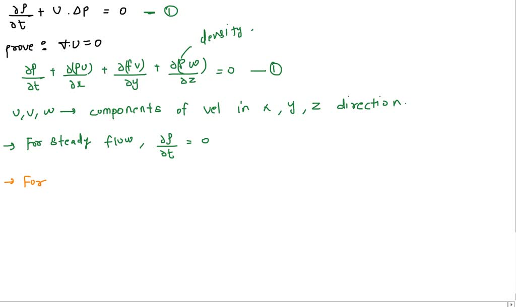 SOLVED a) Simplify (4.45) for motion of a constantdensity inviscid