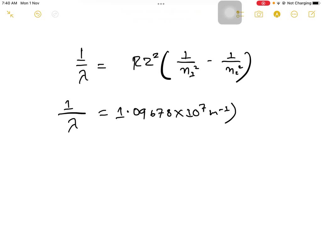 Solved For A Het Calculate The Wavelength Of Light In M That Would Be Emitted For The