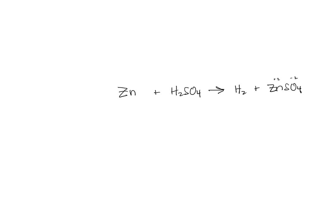 SOLVED write a balanced equation for the preparation of hydrogen by