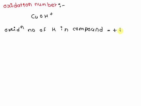 what-is-the-oxidation-number-of-copper-in-cuoh-84304