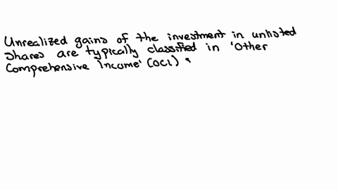 where-do-you-classify-the-unrealized-gains-of-the-investment-in-unlisted-shares