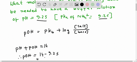 what-mole-ratio-of-nh4cl-to-nh3-would-be-needed-to-have-a-buffer-solution-of-ph925-given-pka-nh4-926-06503
