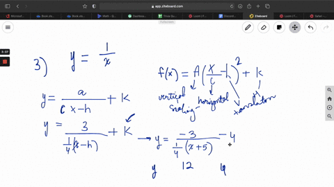 3-determine-the-equation-of-the-following-function-a-reciprocal-function-that-has-been-vertically-stretched-by-a-factor-of-3-translated-5-units-left-horizontally-compressed-by-a-factor-of-frac14-refle