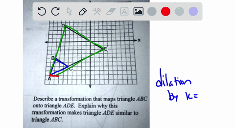 32-triangle-abc-and-triangle-ade-are-graphed-on-the-set-of-axes-below-1-p6f-f2s-describe-a-transformation-that-maps-triangle-abc-onto-triangle-ade-explain-why-this-transformation-makes-trian-16487