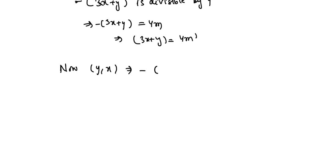 SOLVED: A relation R is defined on Z by xRy if 3x + y â‰¡ 0 (mod 4 ...