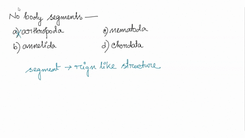 which-one-phylum-does-not-have-body-segmentation-a-arthropoda-b-annelida-c-nematoda-d-chordata-72954