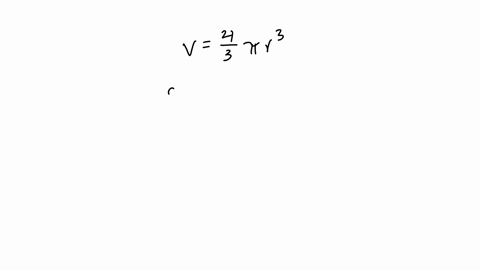 point-the-volume-of-sphere-of-radius-is-v-ir-write-differential-formula-that-estimates-the-change-in-volume-of-sphere-when-the-radius-changes-from-ro-to-r-dr-enter-r-as-r0-and-dr-as-dr-dv-he-07543
