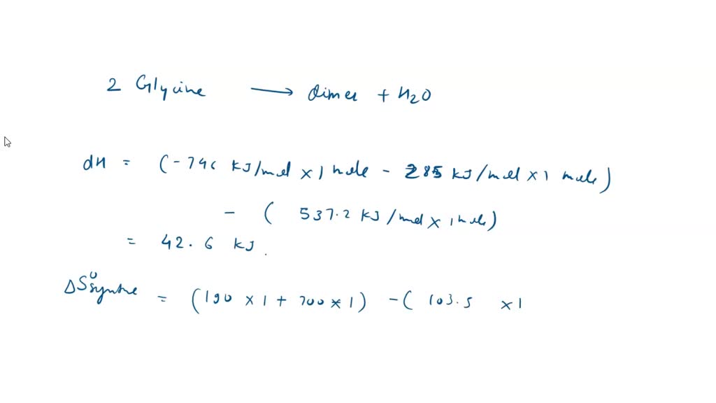 SOLVED A molecule of glycine, the simplest amino acid, can bond to