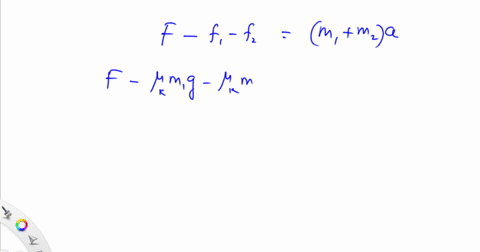 49-ii-two-crates-of-mass-65-mathrmkg-and-125-mathrmkg-are-in-contact-and-at-rest-on-a-horizontal-surface-fig-4-57-a-650-n-force-is-exerted-on-the-65-mathrmkg-crate-if-the-coefficient-of-kinetic-fricti