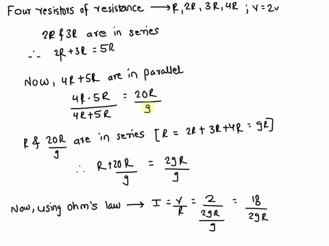 00-39m-27532-four-resistors-of-resistance-r-2r-3r-and-4r-are-connected-to-form-a-network-a-batteryof-negligible-internal-resistance-and-a-voltmeter-are-connected-to-the-resistor-network-assh-75036