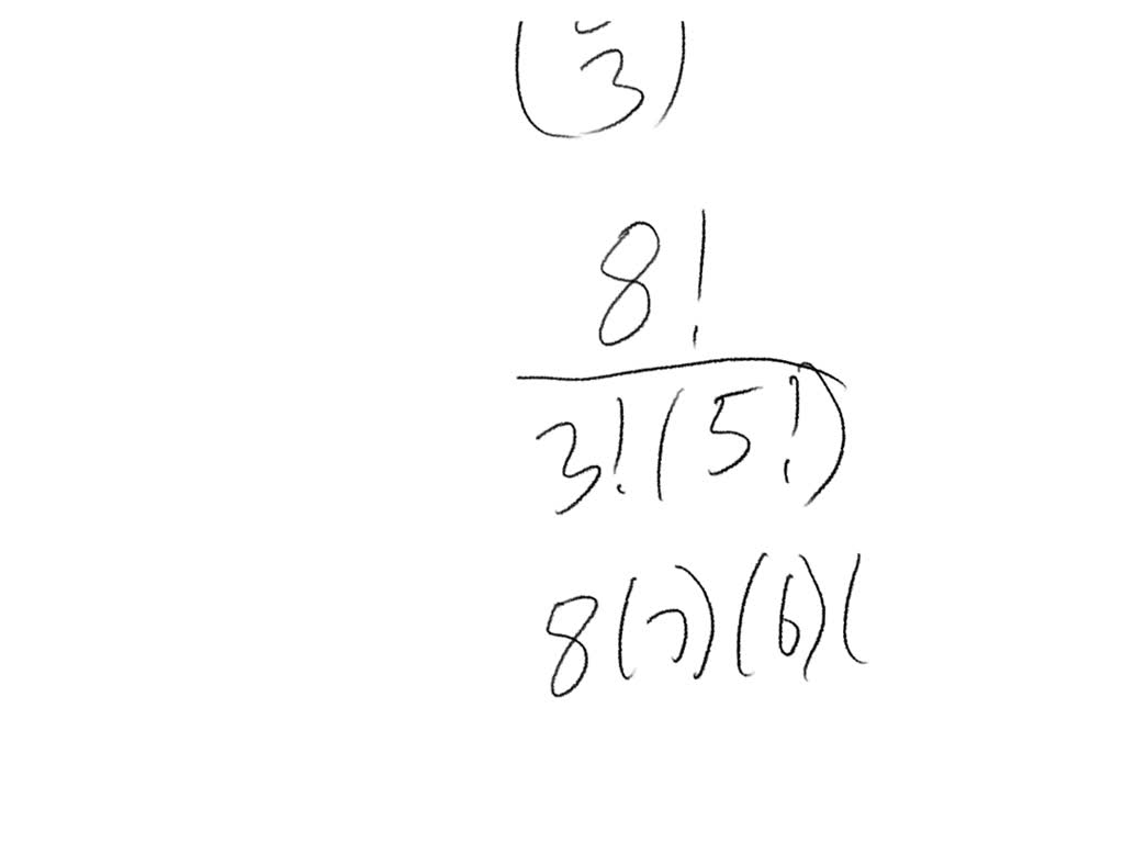 SOLVED: nPr how many arrangements of 8 objects taken 3 at a time can ...