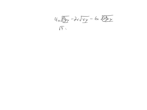 question-7-of-8-step-1-of-1-simplify-the-expression-by-combining-the-radical-terms-using-the-indicated-operationsi-assume-all-varlables-are-positive-4-x-sqrt9-x-y-2-x-sqrt4-y-6-x-sqrt25-x-y