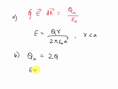 l5-pointsa-solid-insulating-sphere-of-radius-a-has-a-uniform-charge-density-and-total-charge-2qconcentric-with-this-sphere-is-an-uncharged-conducting-hollow-sphere-whose-inner-and-outer-radi-96046