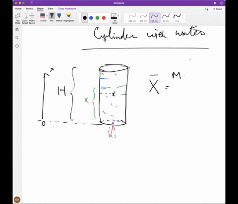 a-can-in-the-shape-of-a-symmetrical-cylinder-with-mass-m-and-height-h-is-filled-with-water-the-initial-mass-of-the-water-is-m-the-same-mass-as-the-can-a-small-hole-is-punched-in-the-bottom-o-07174