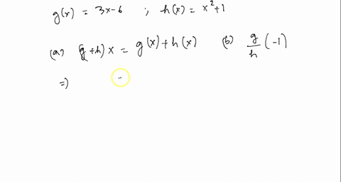 let-gx-3x-6-and-hx-x21-a-find-ghx-simplify-completely-b-find-gh-1-simplify-completely-48823