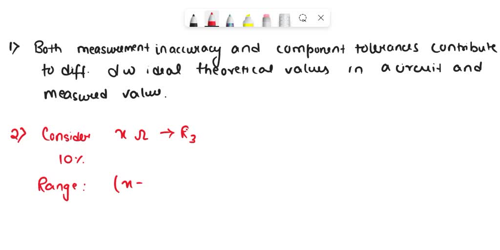 SOLVED: 1.What Factor(s) Can Contribute To Differences Between Ideal ...