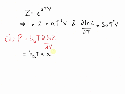 the-partition-function-of-asystem-of-indistinguishable-particles-is-given-byz-ev-where-a-is-constantt-the-tempwrature-the-volume-calculate-the-pressure-internal-energy-entropy-heat-capacity-29086