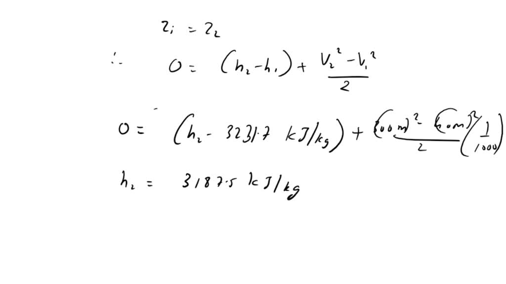 SOLVED: Steam At 3 MPa And 400°C Enters An Adiabatic Nozzle Steadily ...