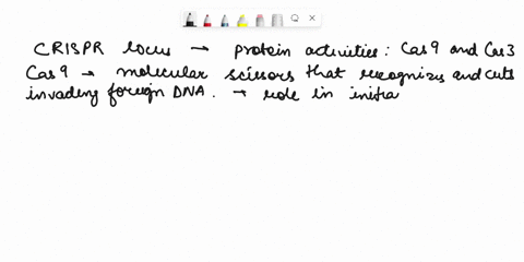 a-name-the-two-protein-activities-that-are-coded-in-the-crispr-locus-in-1-sentence-each-describe-their-function-in-protecting-the-bacteria-from-infection-b-name-two-specific-challenges-or-co-93598