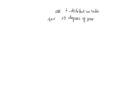 you-intend-to-estimate-a-population-mean-with-a-confidence-interval-you-believe-the-population-to-have-a-normal-distribution-your-sample-size-is-20while-it-is-an-uncommon-confidence-level-fi-44883