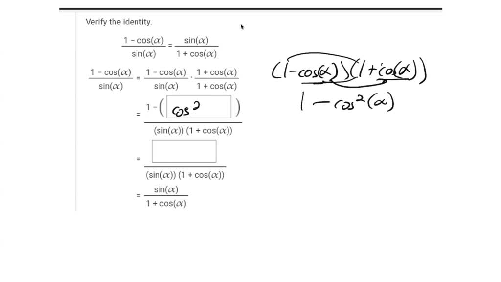SOLVED Verify The Identity 1 cos sin sin 1 cos solved-verify-the-identity-1-cos-sin-sin-1-cos